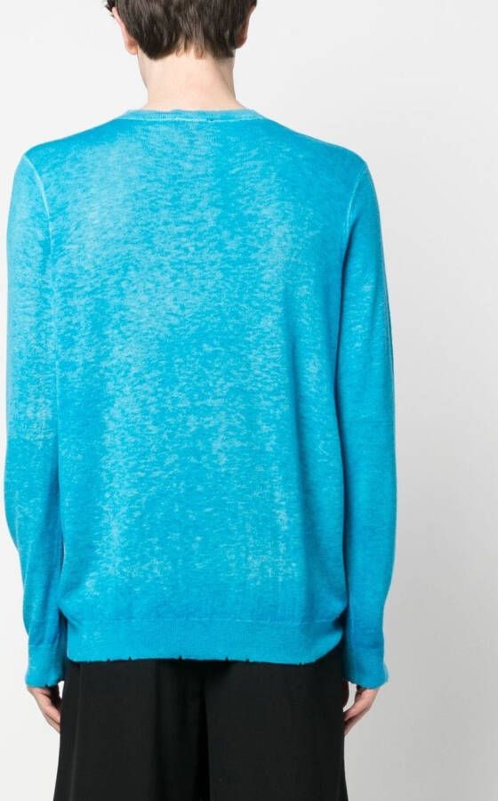 Avant Toi Kasjmier trui Blauw