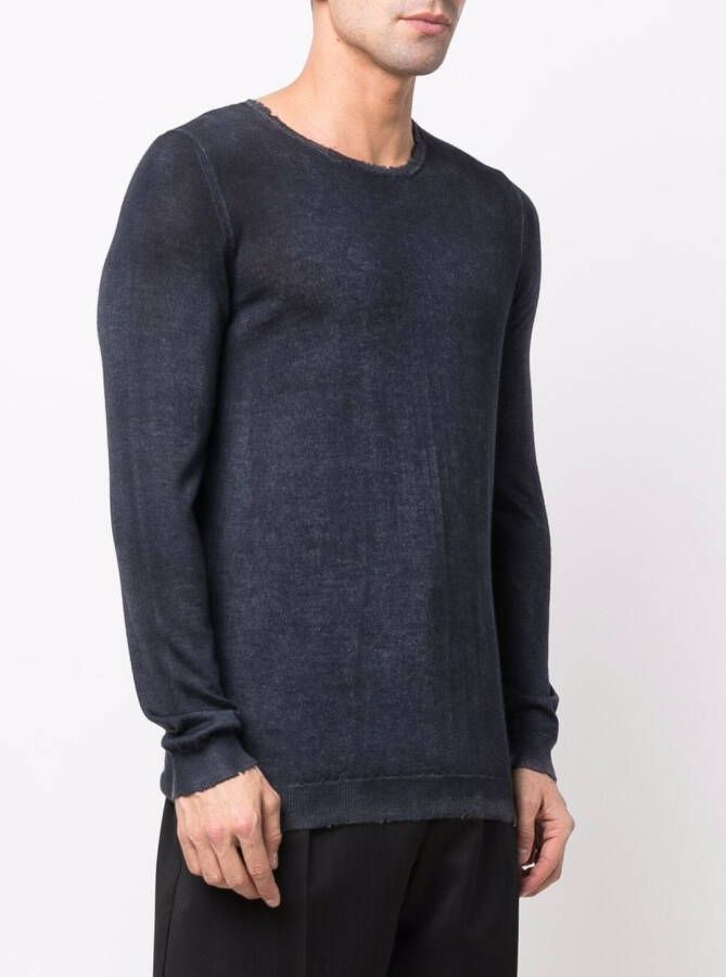 Avant Toi Trui met ronde hals Blauw