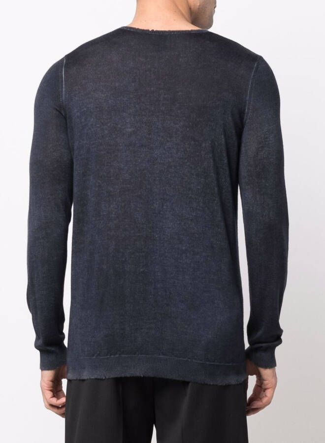 Avant Toi Trui met ronde hals Blauw
