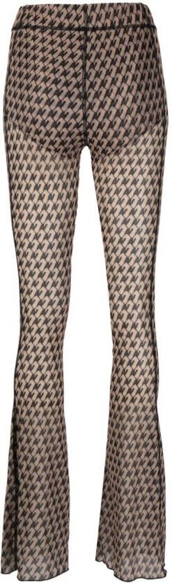AVAVAV Trainingsbroek met monogramprint Bruin