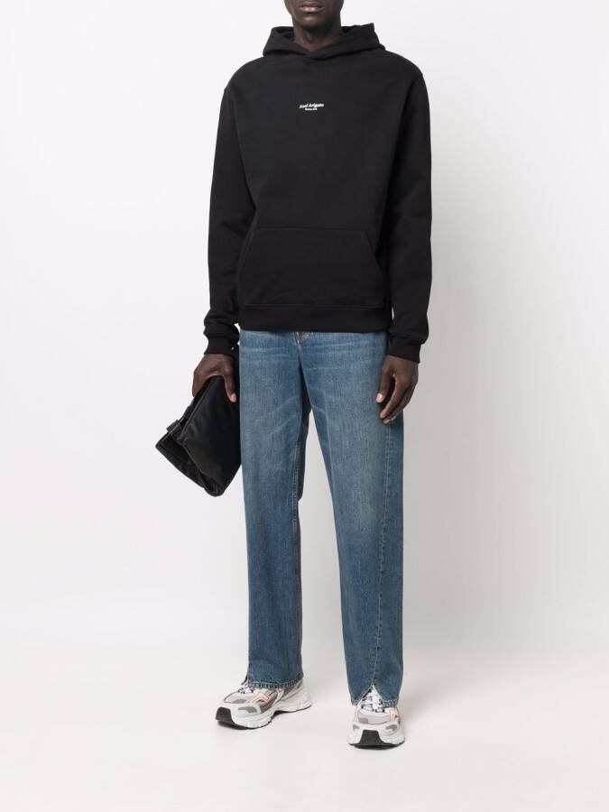 Axel Arigato Hoodie met geborduurd logo Zwart
