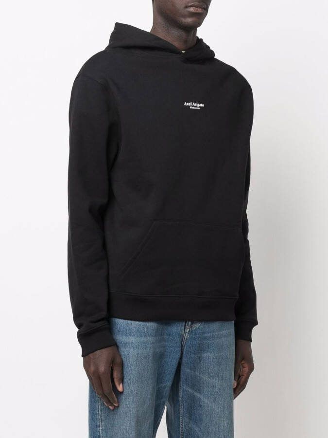 Axel Arigato Hoodie met geborduurd logo Zwart