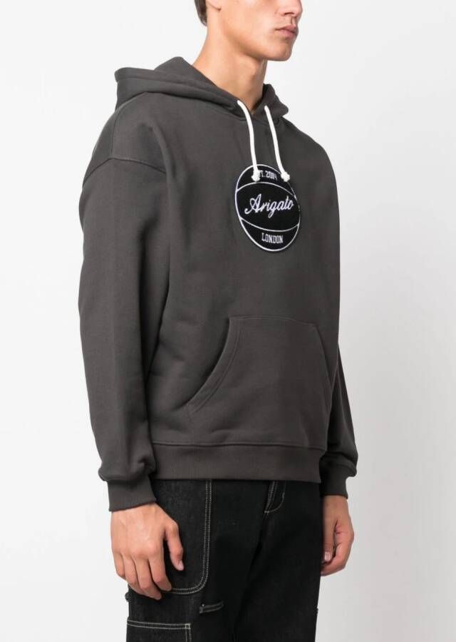 Axel Arigato Hoodie met logopatch Zwart