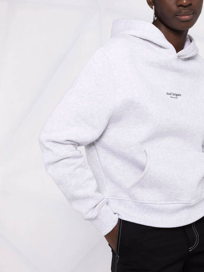 Axel Arigato Hoodie met logoprint Grijs