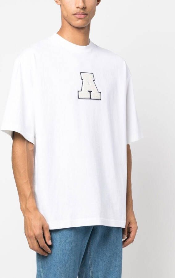 Axel Arigato T-shirt met logo-applicatie Wit