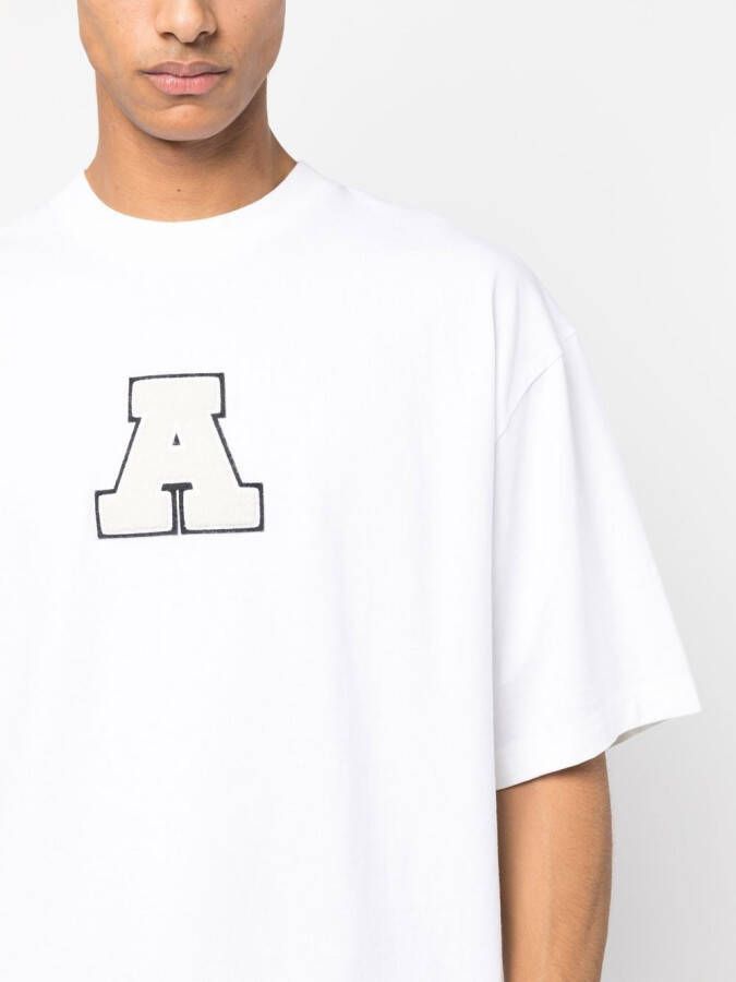 Axel Arigato T-shirt met logo-applicatie Wit