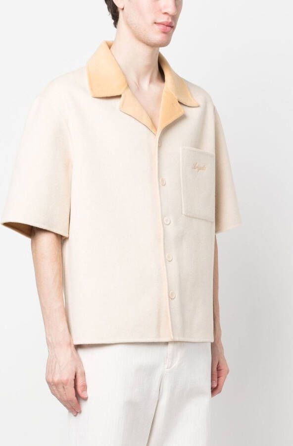 Axel Arigato Poloshirt met geborduurd logo Beige