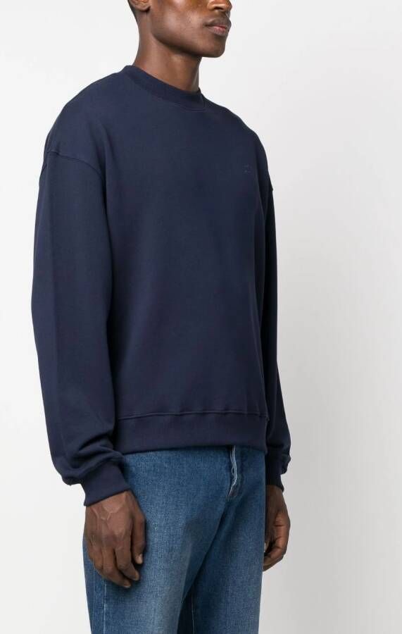 Axel Arigato Sweater met geborduurd logo Blauw