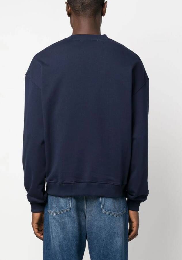 Axel Arigato Sweater met geborduurd logo Blauw