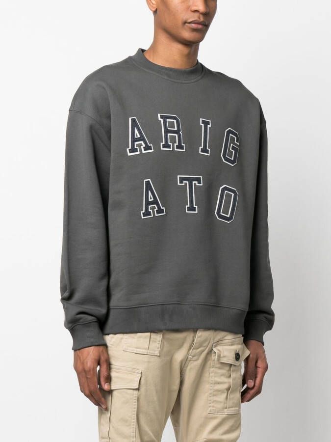 Axel Arigato Sweater met logo Grijs
