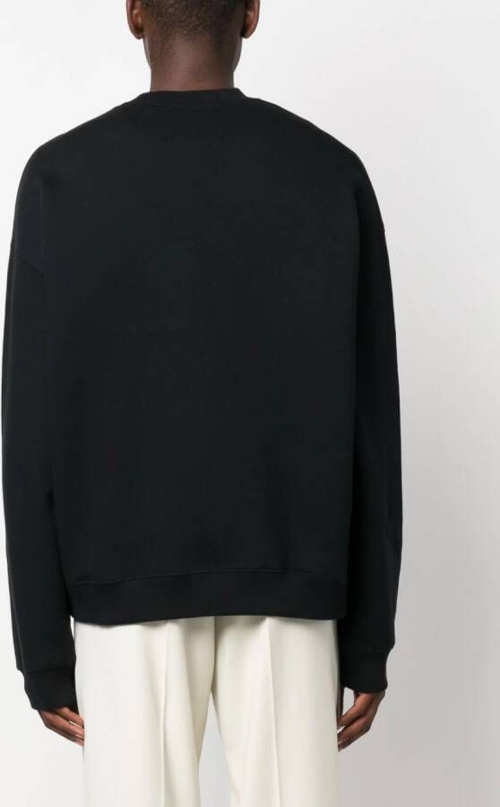 Axel Arigato Sweater met logopatch Zwart