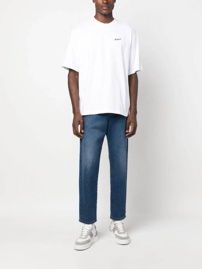 Axel Arigato T-shirt met geborduurd logo Wit