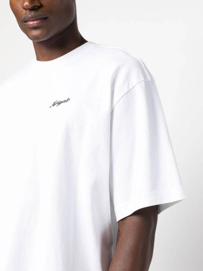 Axel Arigato T-shirt met geborduurd logo Wit