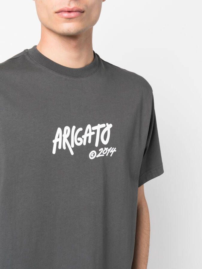 Axel Arigato T-shirt met logoprint Grijs