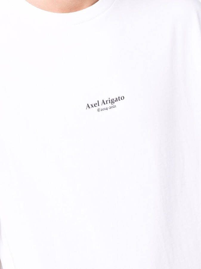 Axel Arigato T-shirt met logoprint Wit