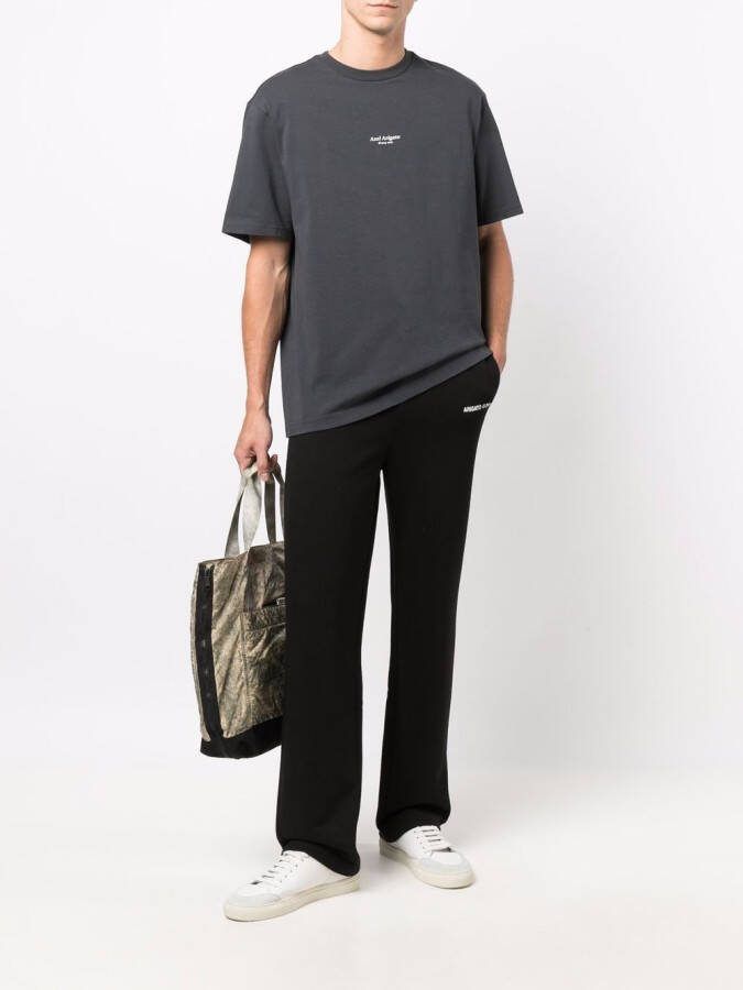 Axel Arigato T-shirt met logoprint Zwart