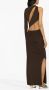 Aya Muse Uitgesneden maxi-jurk Bruin - Thumbnail 3