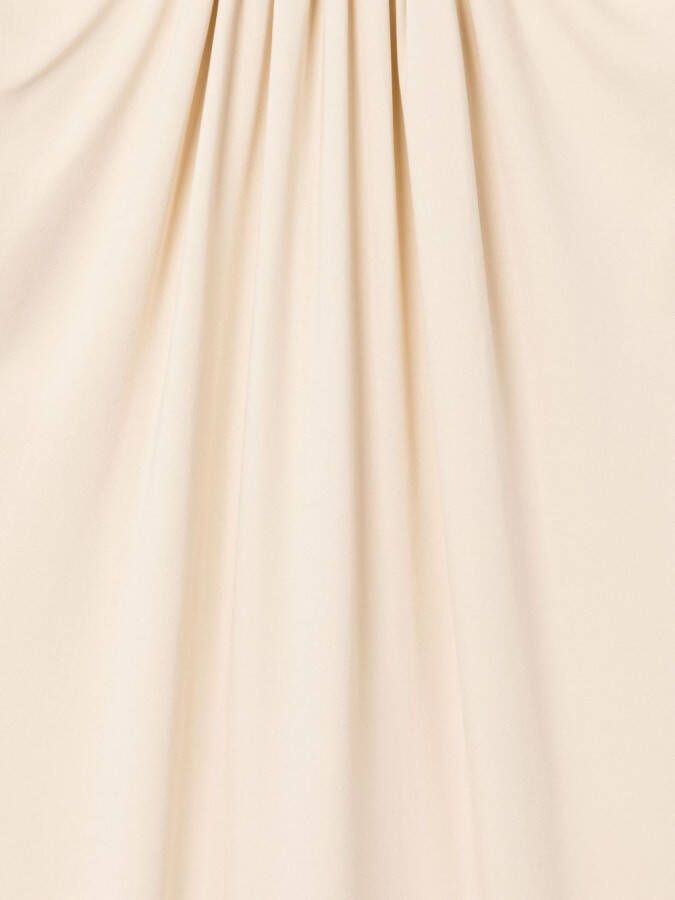 AZ FACTORY Aphrodite gesmockte midi-jurk Beige
