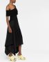 AZ FACTORY Asymmetrische maxi-jurk Zwart - Thumbnail 4