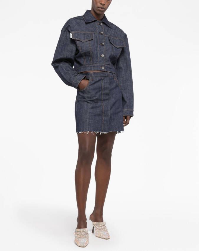 AZ FACTORY Denim rok Blauw