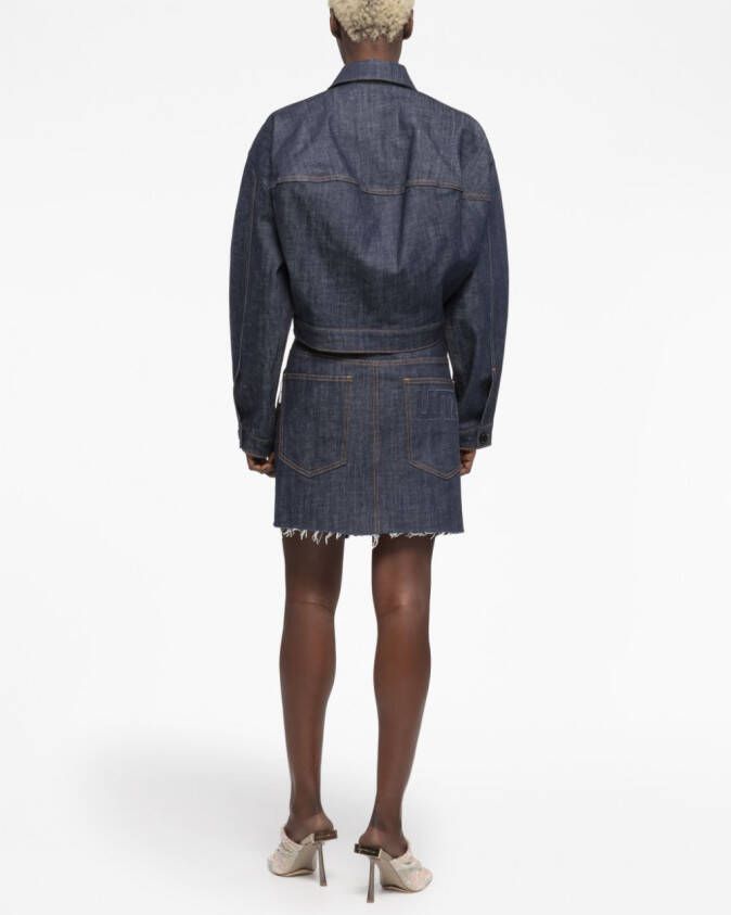 AZ FACTORY Denim rok Blauw