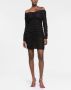 AZ FACTORY Off-shoulder jurk Zwart - Thumbnail 2