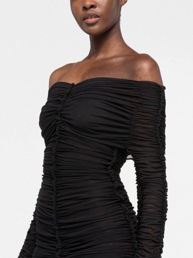 AZ FACTORY Off-shoulder jurk Zwart