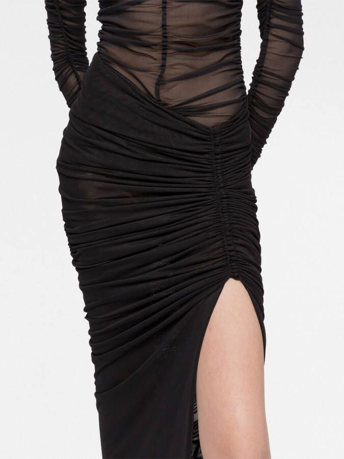 AZ FACTORY x Ester Manas rok met ruches Zwart