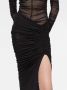 AZ FACTORY x Ester Manas rok met ruches Zwart - Thumbnail 4