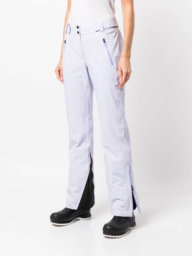 Aztech Mountain two-tone straight-leg ski trousers Paars