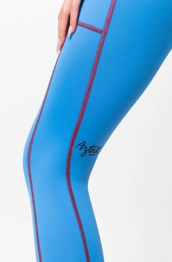 Aztech Mountain Legging met print Blauw