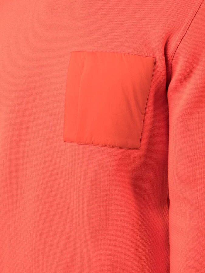 Aztech Mountain Sweater met borstzak Oranje