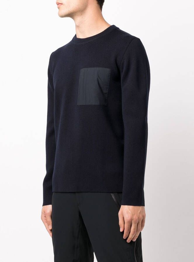 Aztech Mountain Matterhorn fleece trui Blauw