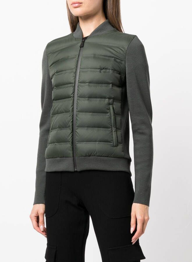 Aztech Mountain Vest met veren Groen