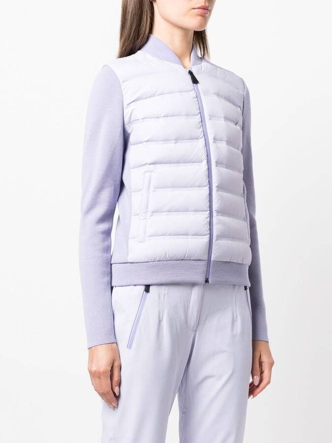 Aztech Mountain Vest met veren Paars