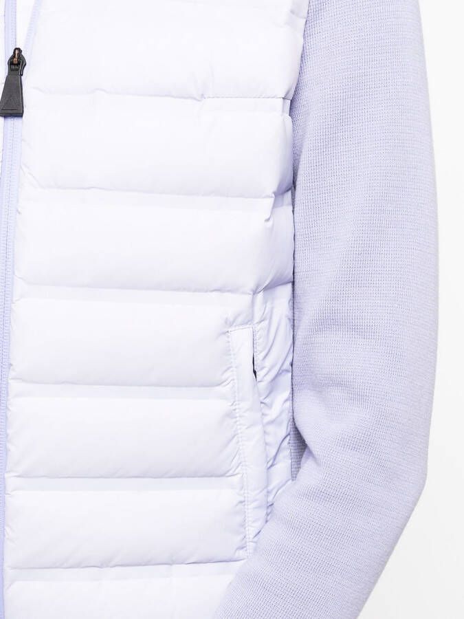 Aztech Mountain Vest met veren Paars