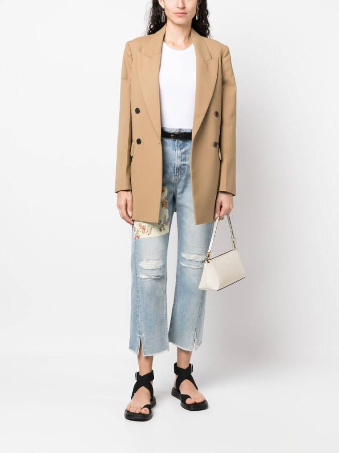 B SIDES Cropped jeans Blauw