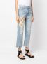 B SIDES Cropped jeans Blauw - Thumbnail 3