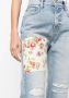 B SIDES Cropped jeans Blauw - Thumbnail 5