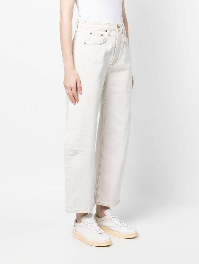 B SIDES Straight jeans Beige