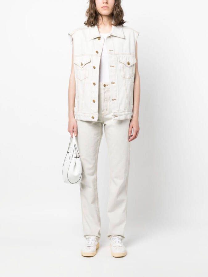B SIDES Straight jeans Beige