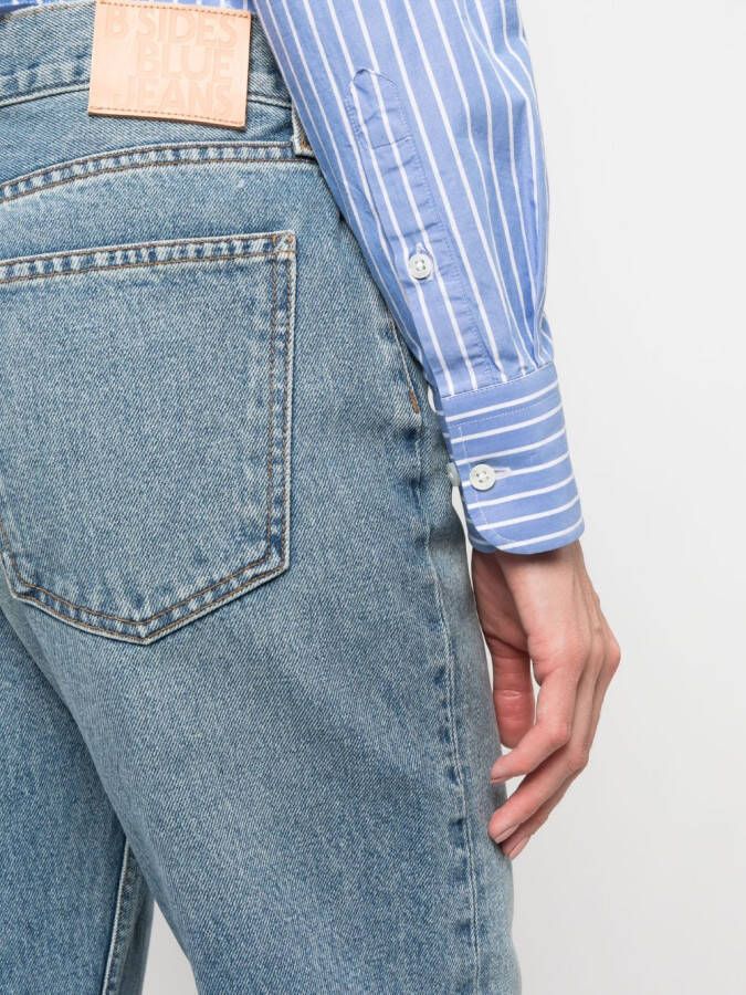 B SIDES Straight jeans Blauw