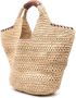 Ba&Sh Ani raffia shopper Beige - Thumbnail 3