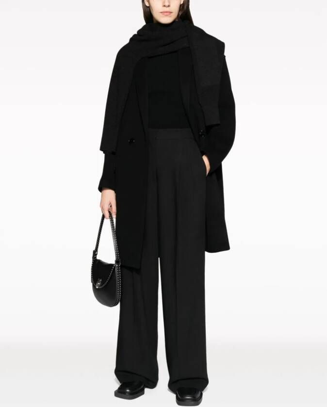 Ba&Sh Broek met wijde pijpen Zwart