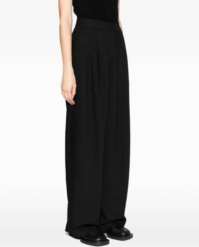 Ba&Sh Broek met wijde pijpen Zwart