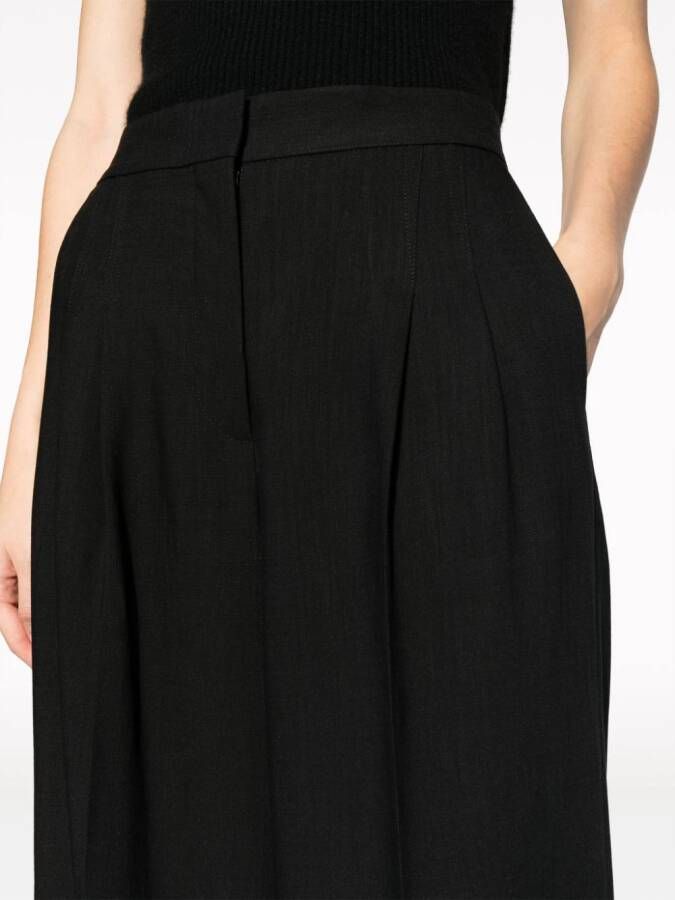 Ba&Sh Broek met wijde pijpen Zwart