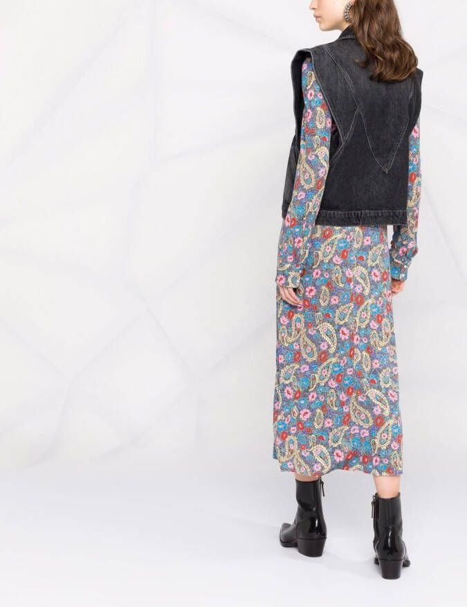 Ba&Sh Denim gilet Grijs