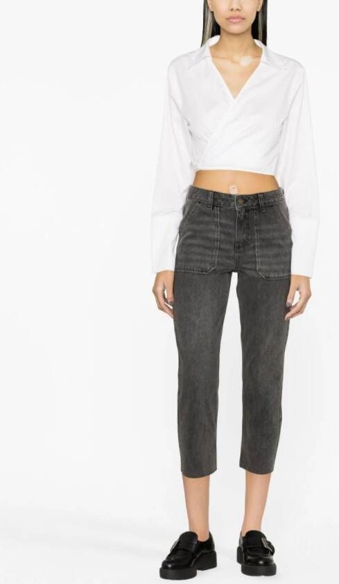 Ba&Sh Straight jeans Grijs