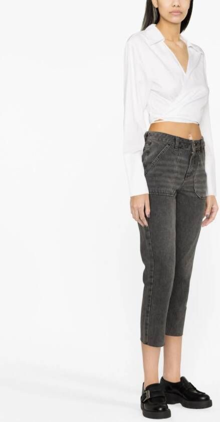 Ba&Sh Straight jeans Grijs