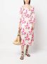 Ba&Sh Jurk met bloemenprint Wit - Thumbnail 2